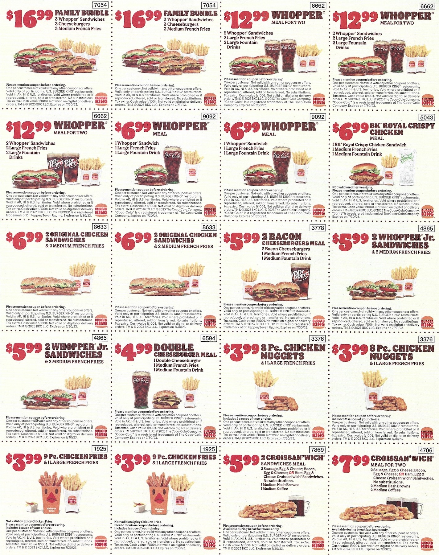 Burger King Printable Coupons Expires 07 30 2023 1 