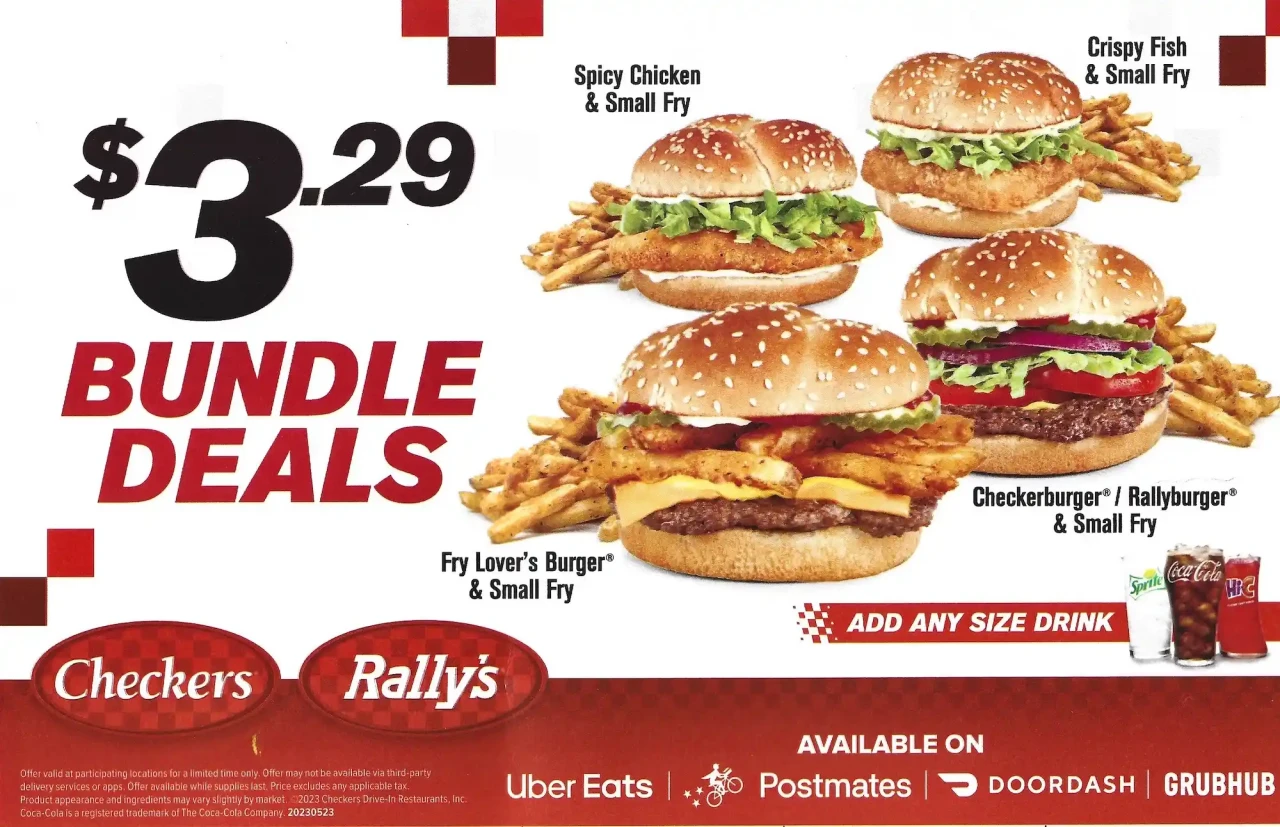 Checkers Rally s Coupons Expires 09/30/2023