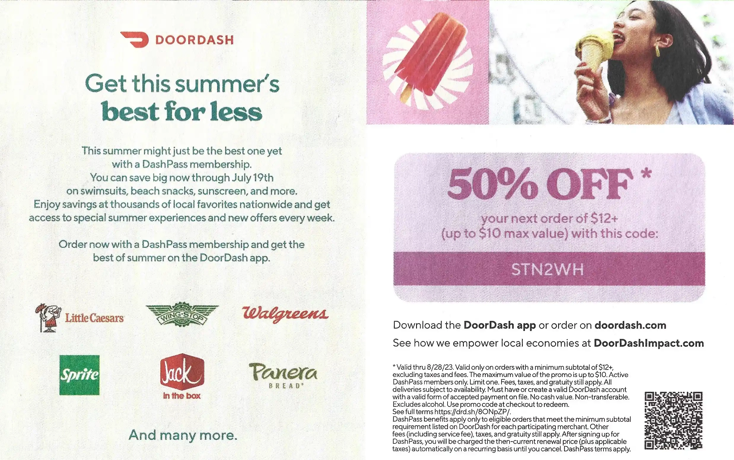 DoorDash 50% Off Next Order Promo Code 2023