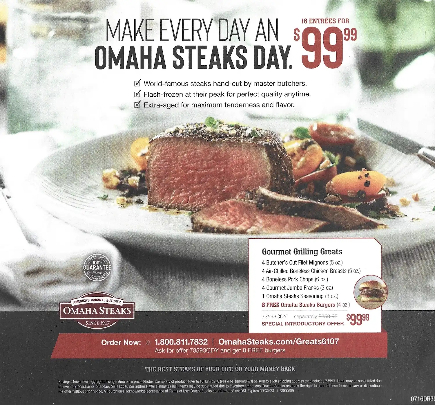 Omaha Steaks Promo Code: Gourmet Grilling Greats - Expires 09/30/2023