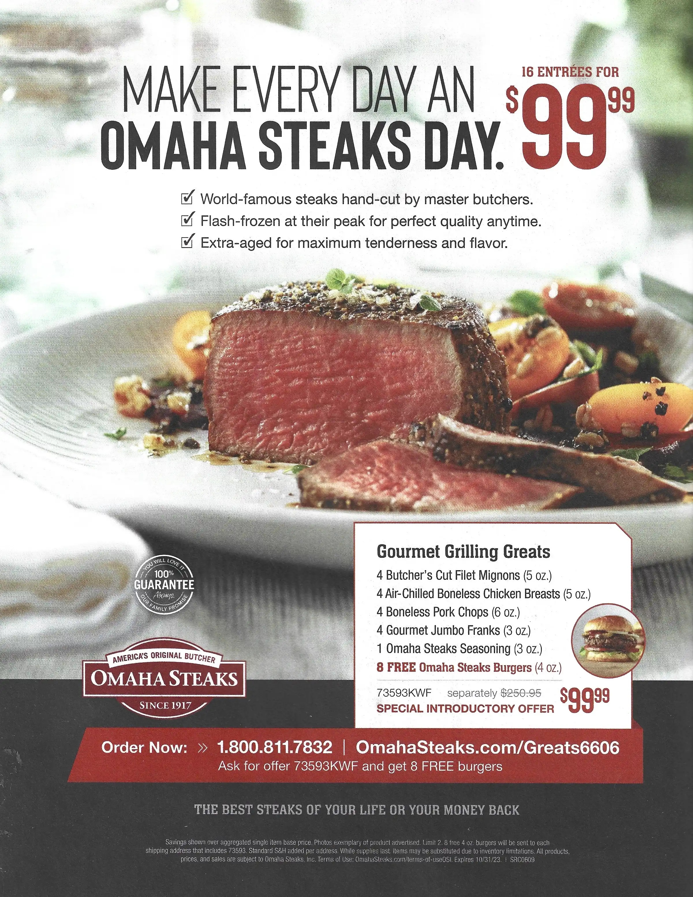 Omaha Steaks: Gourmet Grilling Greats Promo Code - Expires 10/31/2023