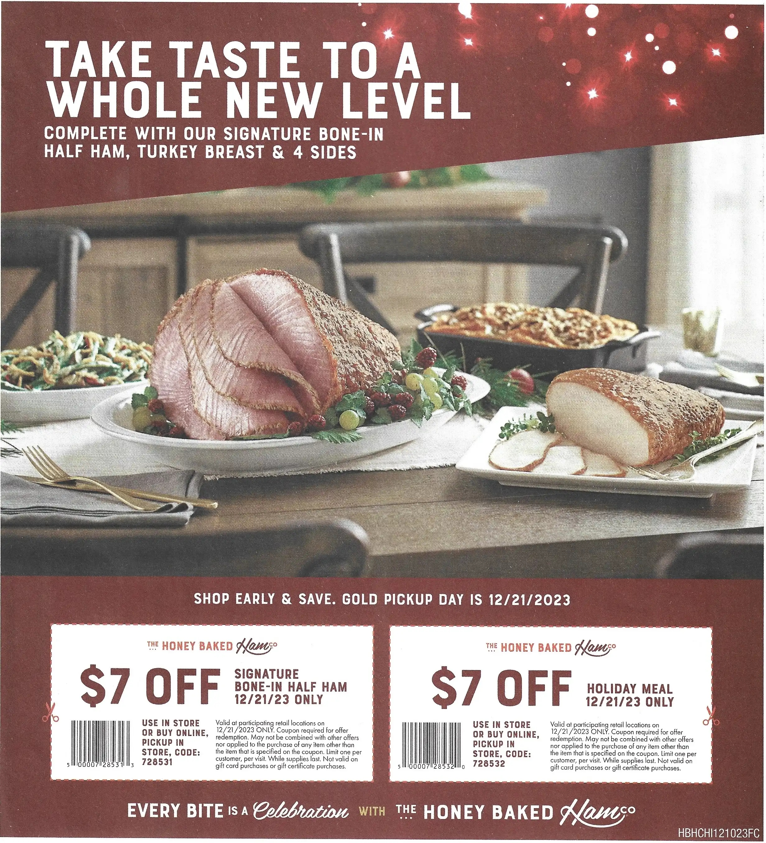 The Honey Baked Ham Company Coupons Printable - Expires 12/21/2023