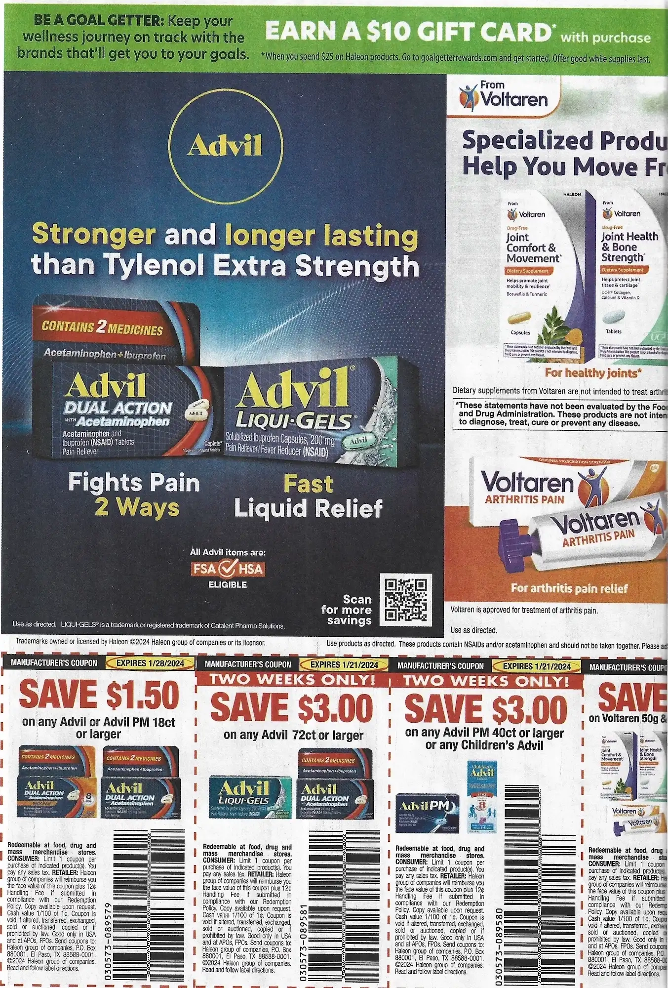 Save.Com Weekly Mailer Coupons - 01/07/2024 Advil