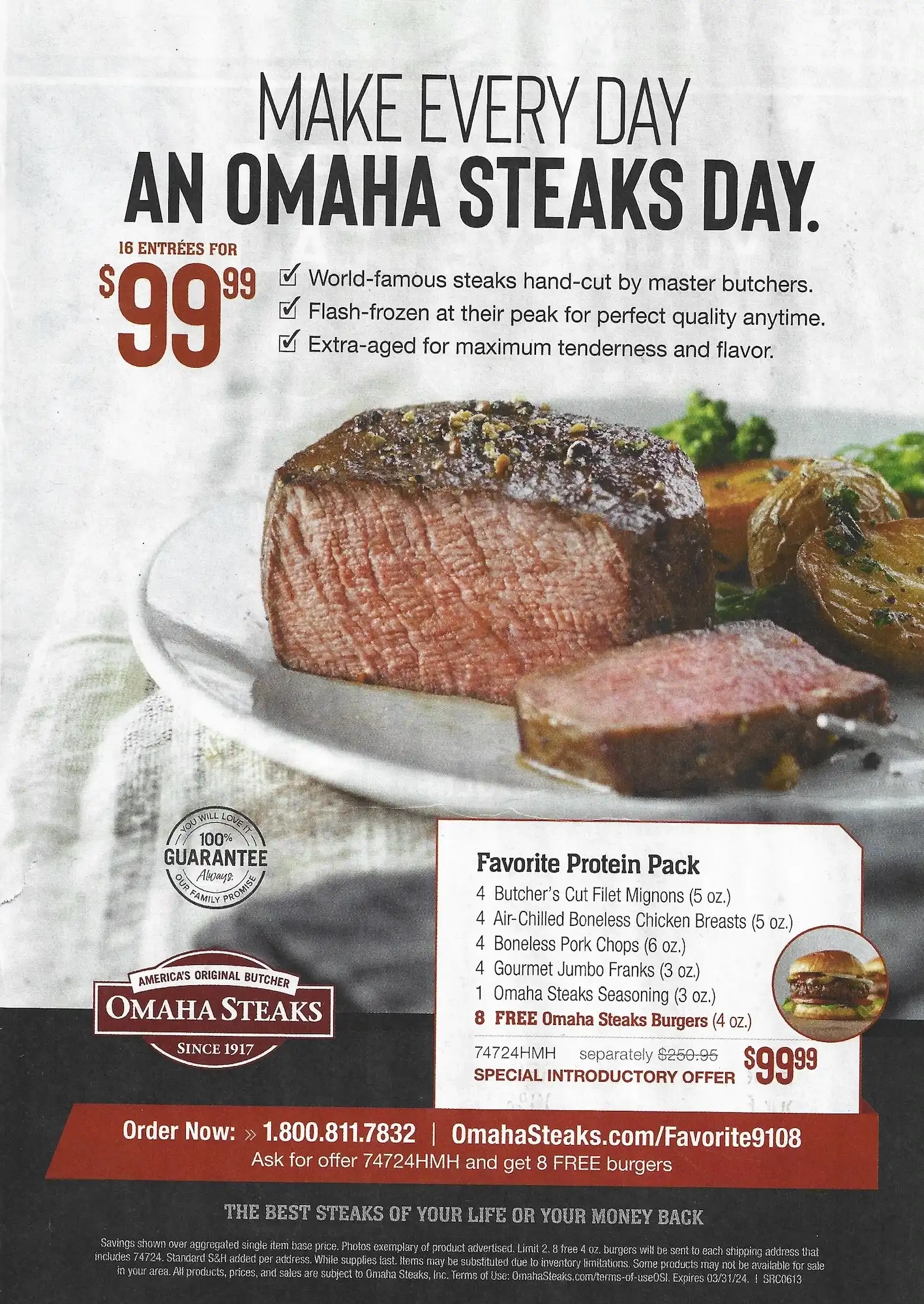 Save.Com Weekly Mailer Coupons - 01/07/2024 Omaha Steaks