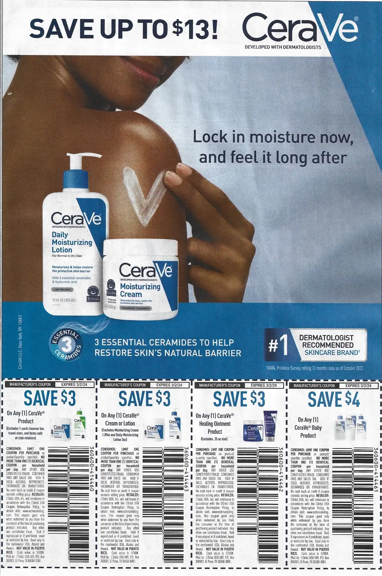 Save.Com Weekly Mailer Coupons 02/11/2024 Cerave