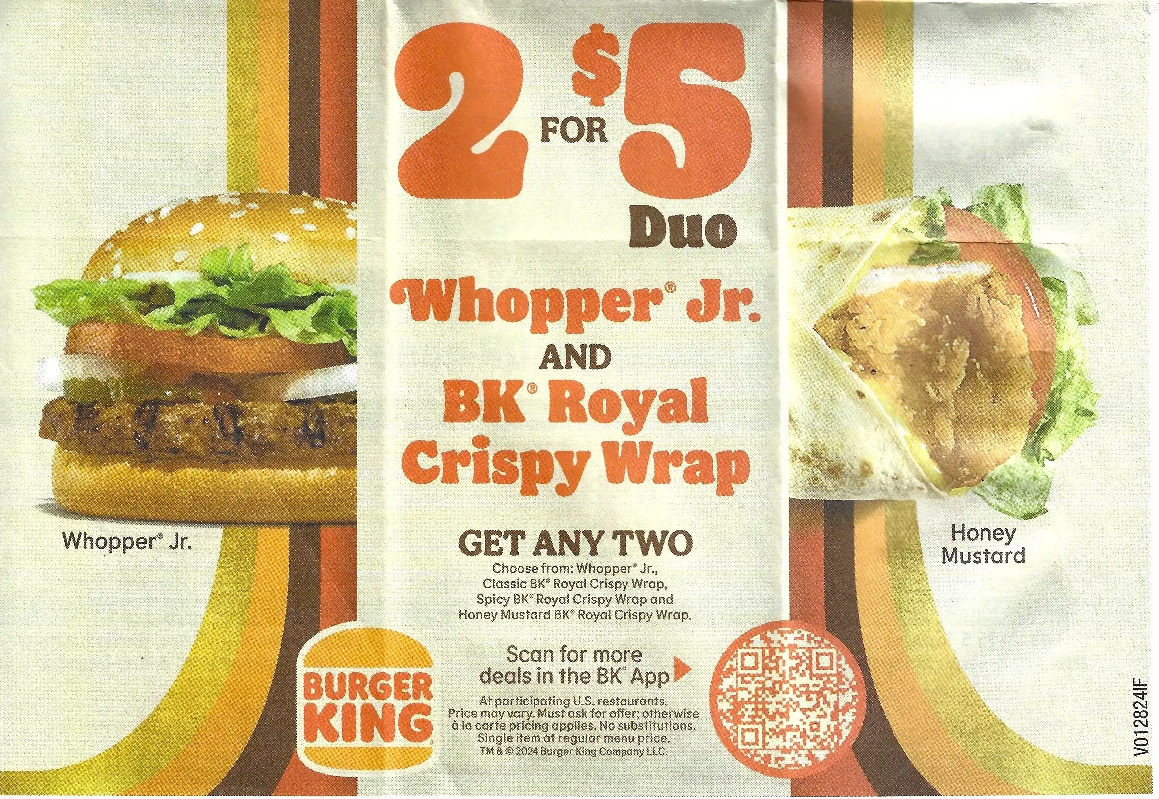 Burger King Store Coupons Expires 03/24/2024 Cover