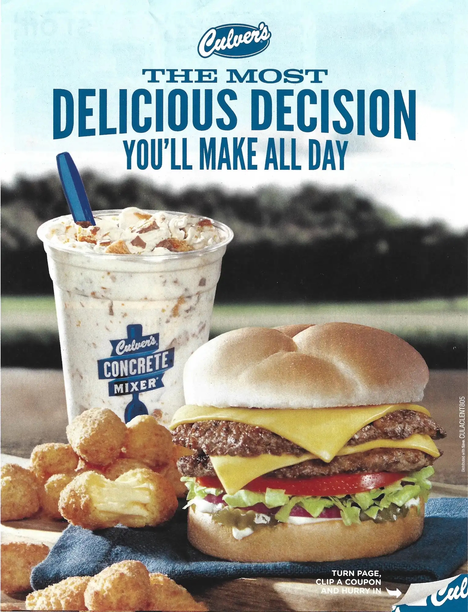 Culver's Store Coupons Expires 04/08/2024 Cover