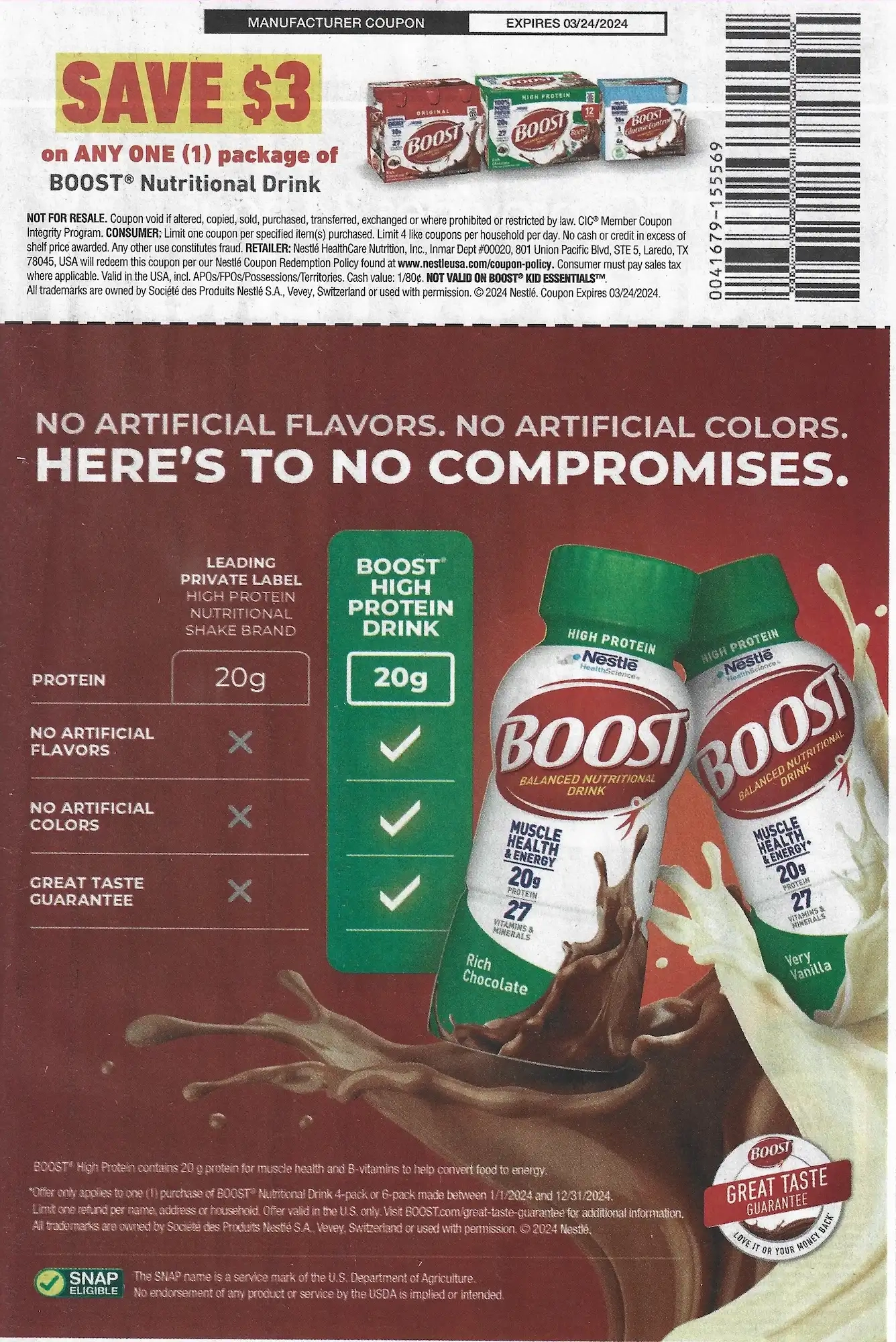 Save.Com Weekly Mailer Coupons - 02/24/2024 Boost