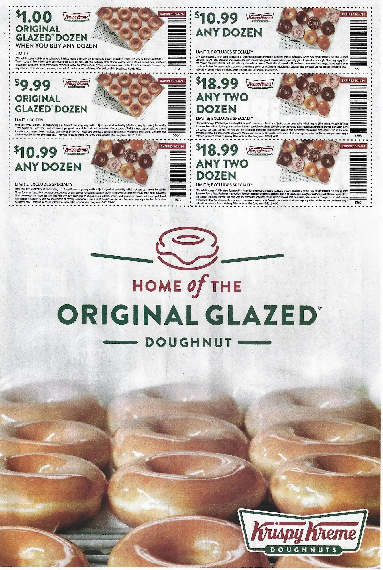 Save.Com Weekly Mailer Coupons - 02/24/2024 Krispy Kreme
