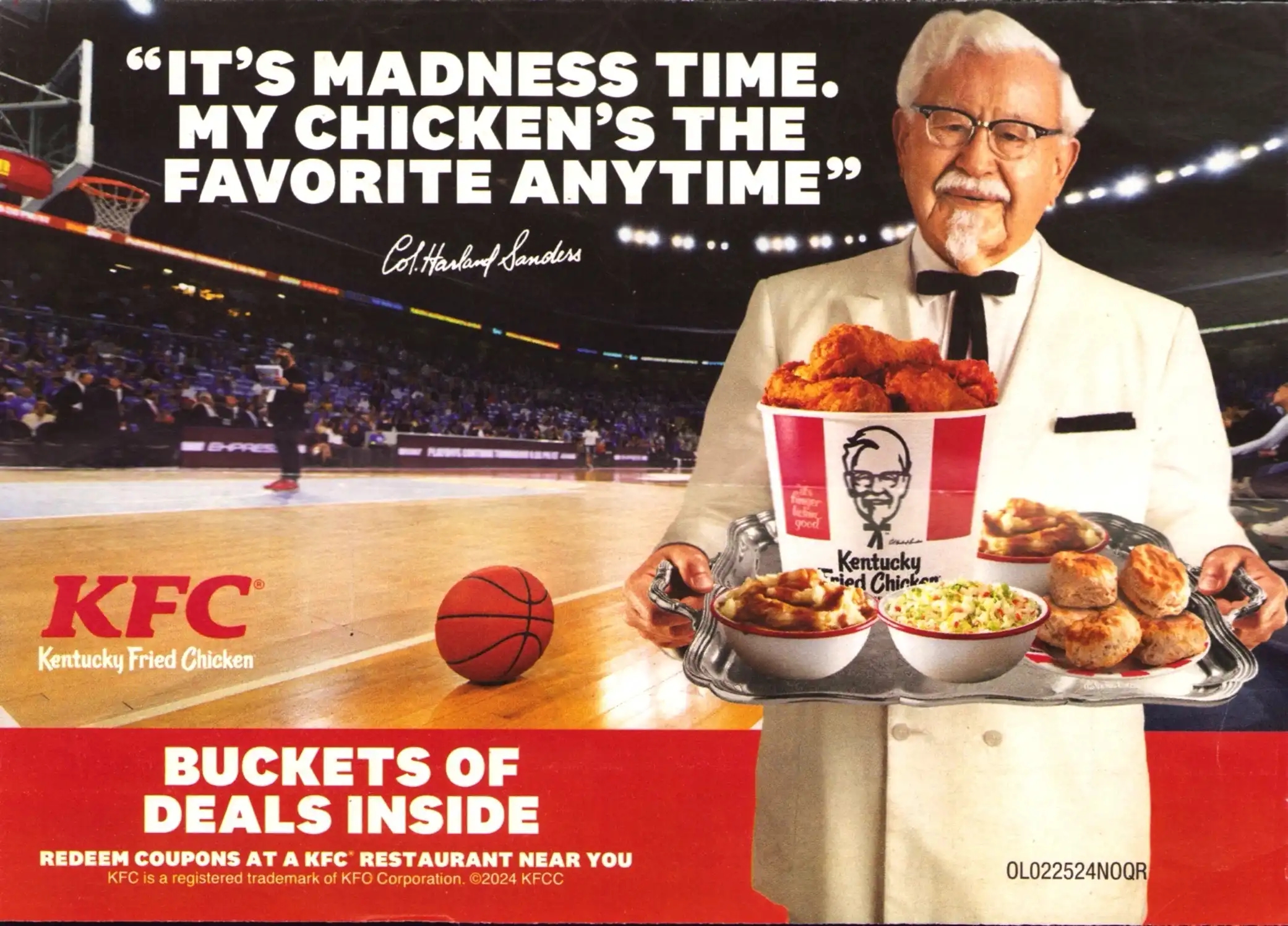 KFC Kentucky Fried Chicken Coupon Book Expires 05/06/2024 Cover