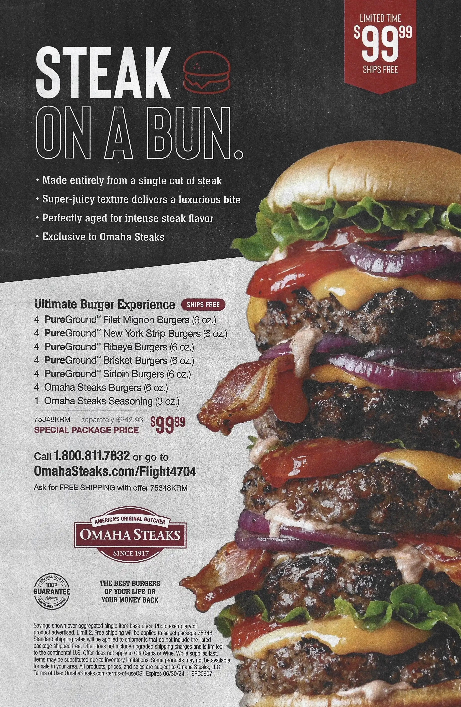 Omaha Steaks Promo Code Steak On A Bun - Expires 06/30/2024