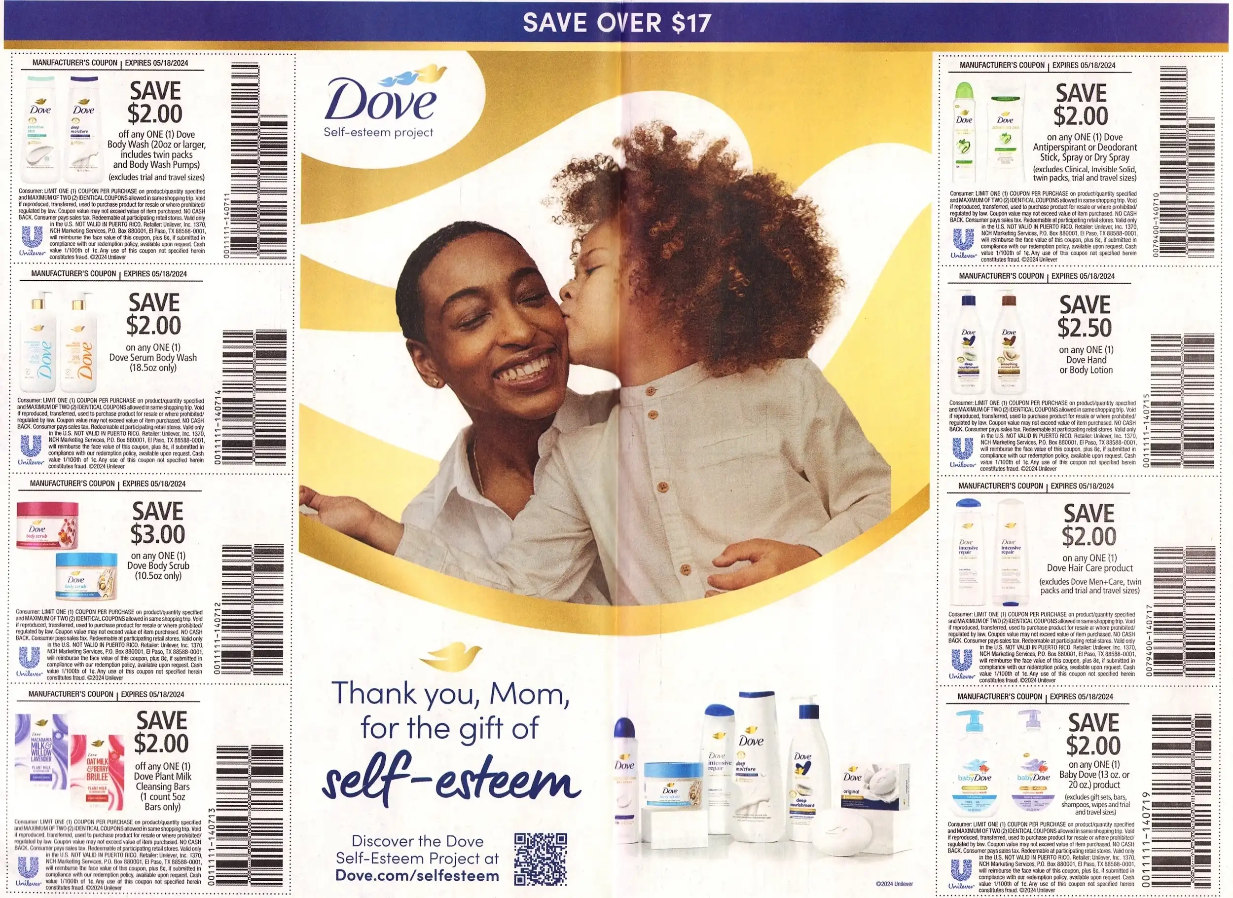 Save.Com Weekly Mailer Coupons - 05/05/2024 Dove