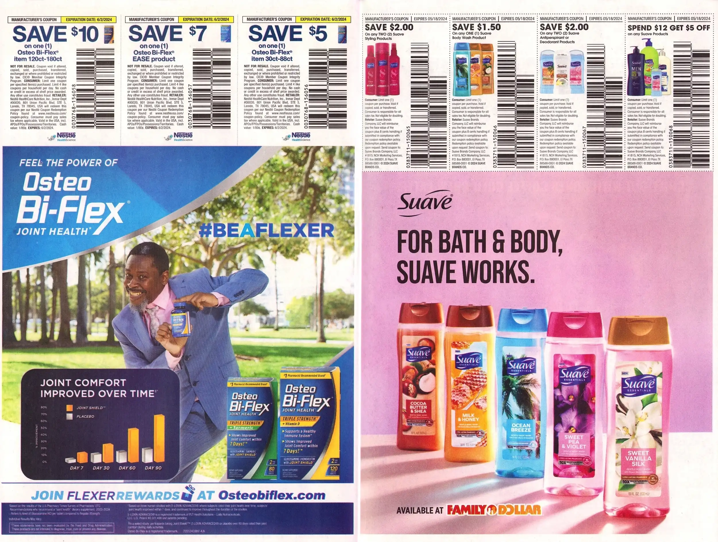 Save.Com Weekly Mailer Coupons - 05/05/2024 Osteo Bi Flex Suave