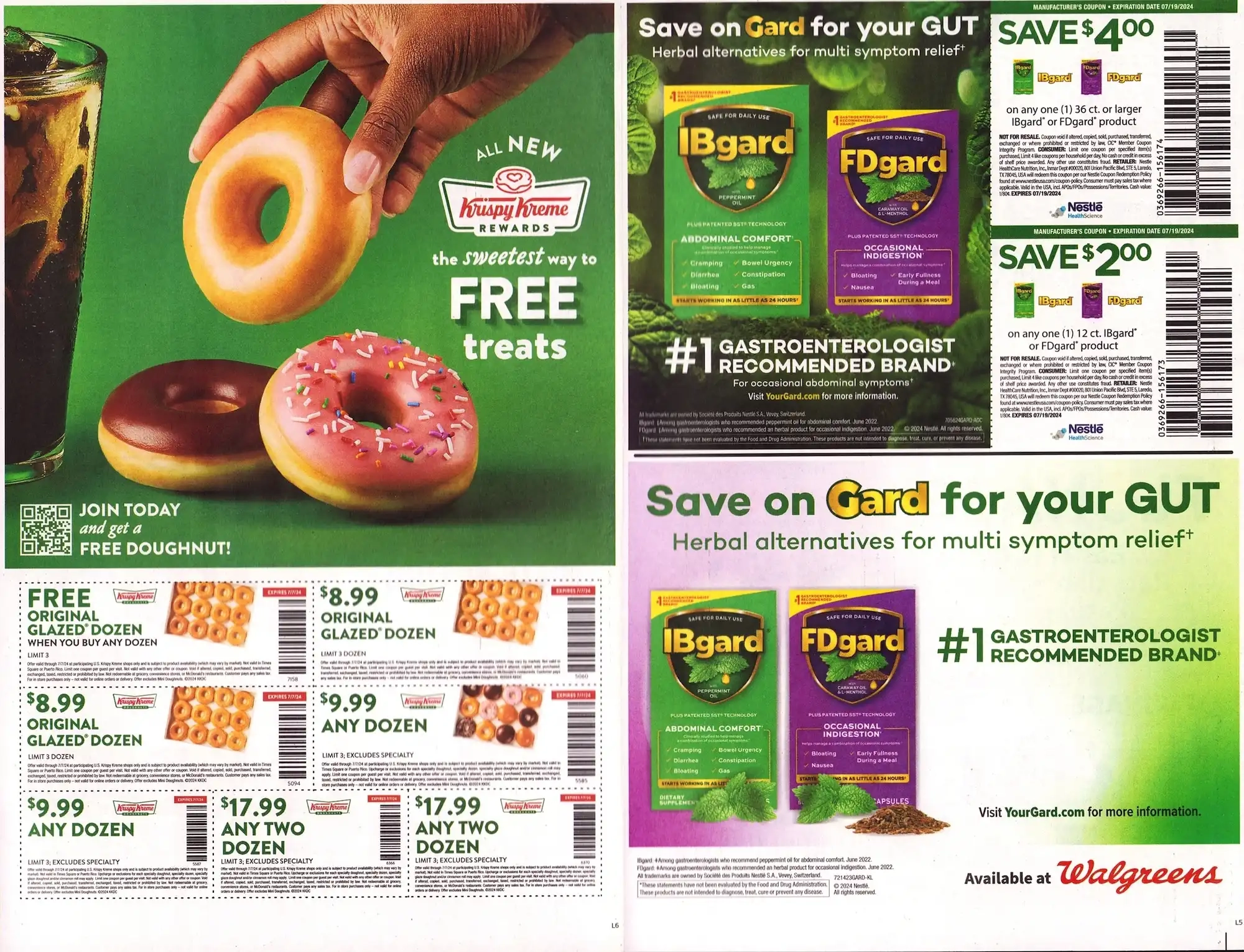 Save.Com Weekly Mailer Coupons - 05/19/2024 Krispy Kreme IBgard