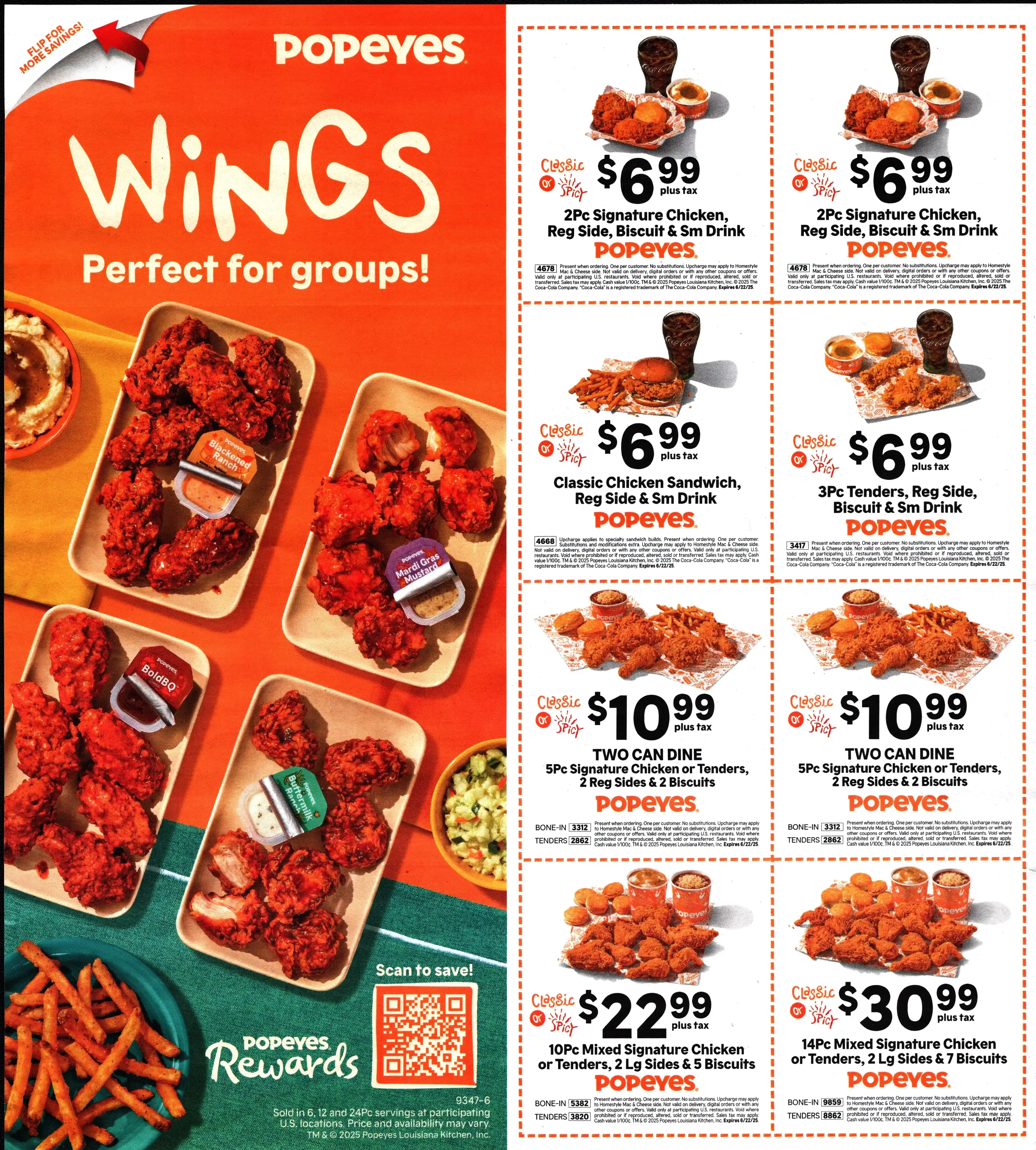 Popeyes Coupons - Expires 06/22/2025