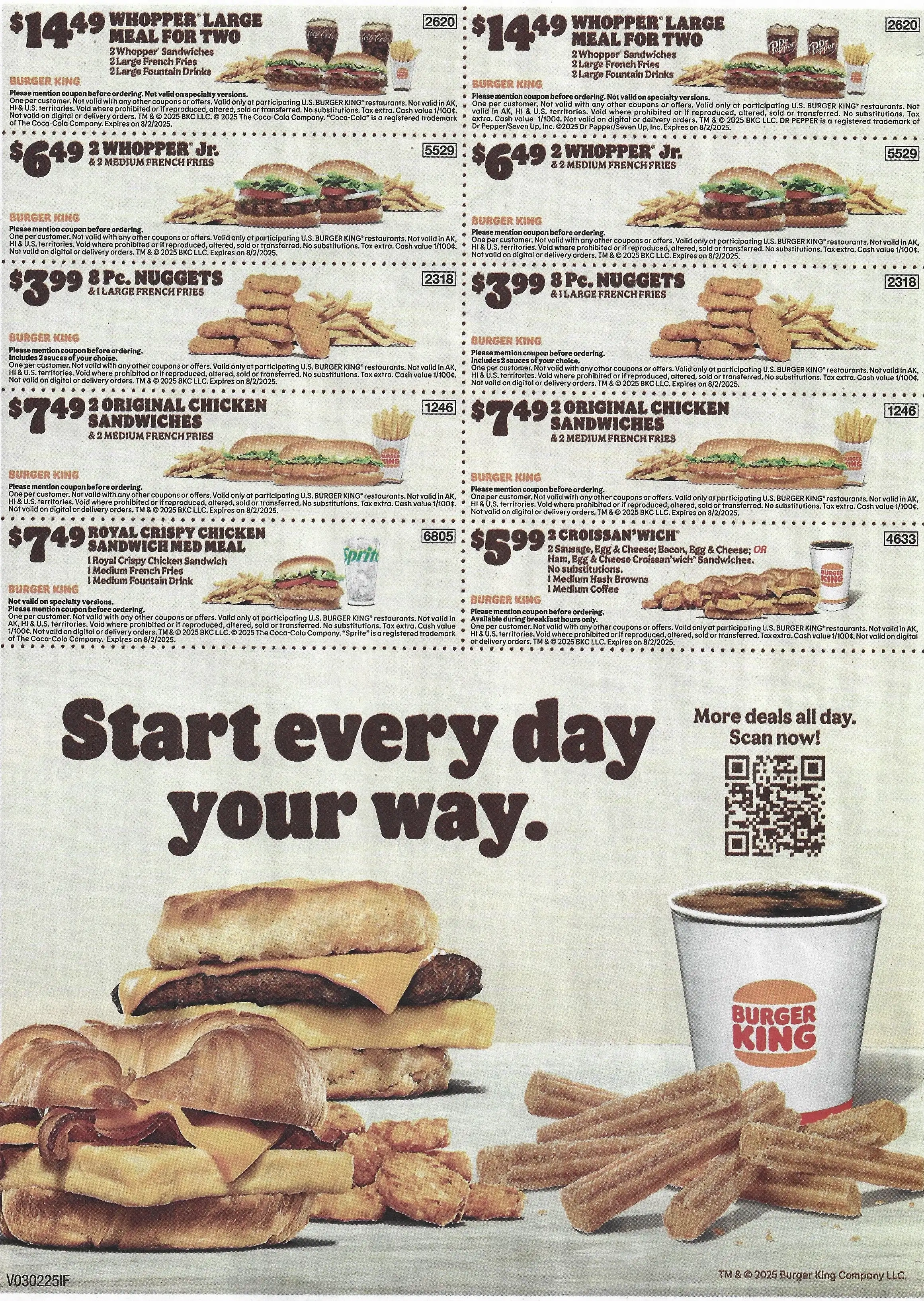 Burger King Coupons - Expires 08/02/2025